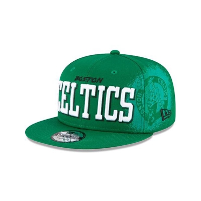 Sapca New Era Boston Celtics NBA Faded 9FIFTY Snapback - Verzi